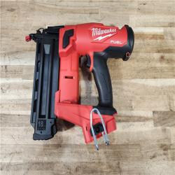 HOUSTON LOCATION - AS-IS (APPEARS LIKE NEW) Milwaukee FUEL 18-Volt Lithium-Ion Brushless Cordless Gen II 18-Gauge Brad Nailer (Tool-Only)