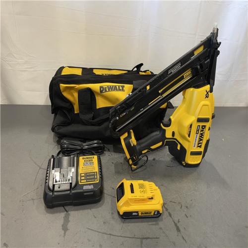 AS-IS - DeWalt 20V MAX XR Lithium-Ion Cordless 2-1/2 in. 15-Gauge Finish Nailer Kit