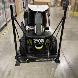 DALLAS LOCATION - RYOBI R1 80V HP Brushless Lithium Battery Cordless Electric 30 in. Riding Lawn Mower