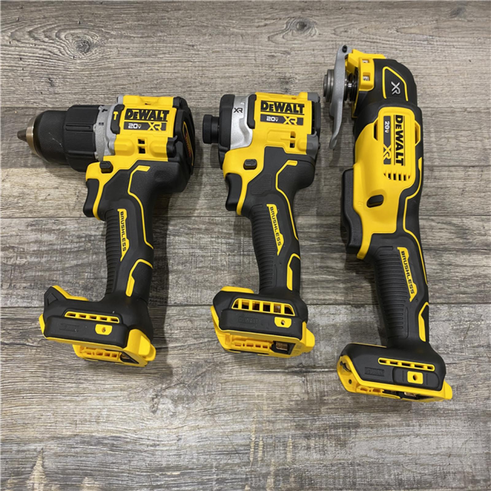 AS-IS DEWALT 20V MAX Lithium-Ion Cordless 3-Tool Combo Kit