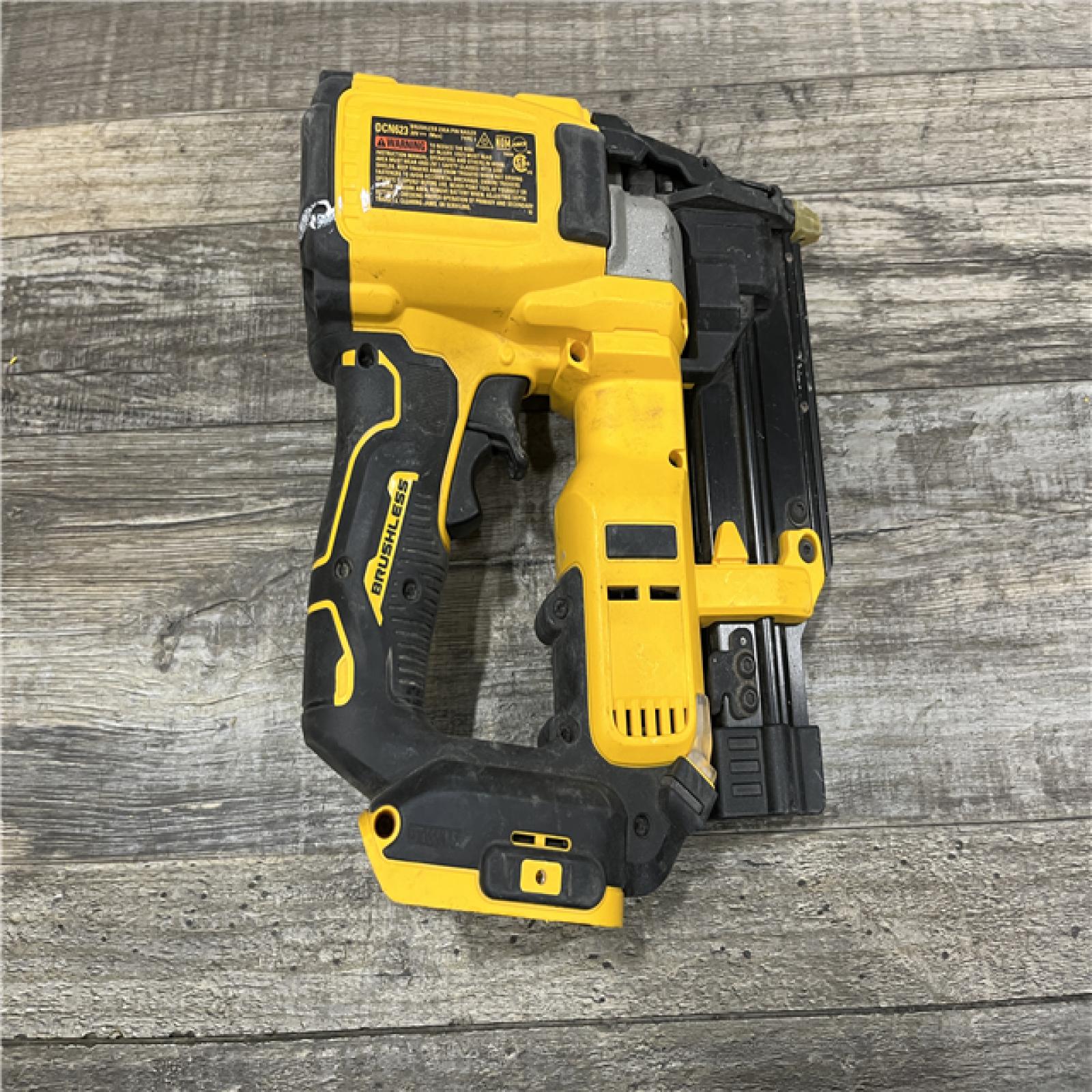 AS-IS DEWALT ATOMIC 20V MAX Lithium Ion Cordless 23 Gauge Pin Nailer (Tool Only)