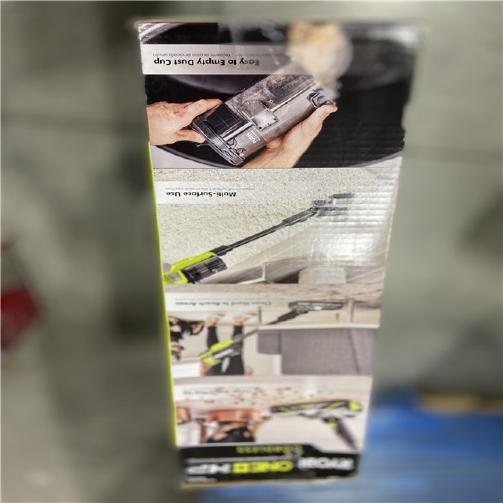 NEW! - RYOBI ONE+ HP 18V Cordless Pet Stick Vacuum Cleaner Kit