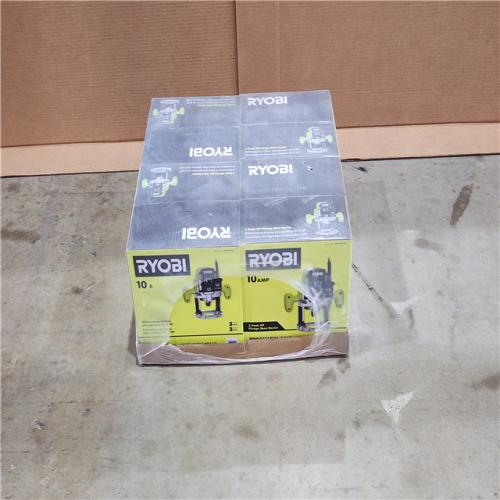 HOUSTON LOCATION - AS-IS (NEW)RYOBI 2 Peak Plunge Base Corded Router QTY - 4