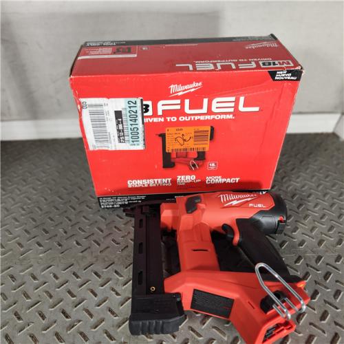 Houston location- AS-IS Milwaukee 2749-20 18-Gauge 1-1/2 X 1/4 Narrow Crown Cordless M18 FUEL Stapler (Tool Only)