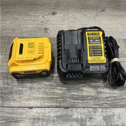 AS-IS DEWALT 20V MAX Lithium-Ion 5.0 Ah Battery and Charger