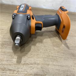 AS-IS RIDGID 18V Brushless Cordless 4-Mode 1/2 in. Mid-Torque Impact Wrench with Friction Ring (Tool Only)