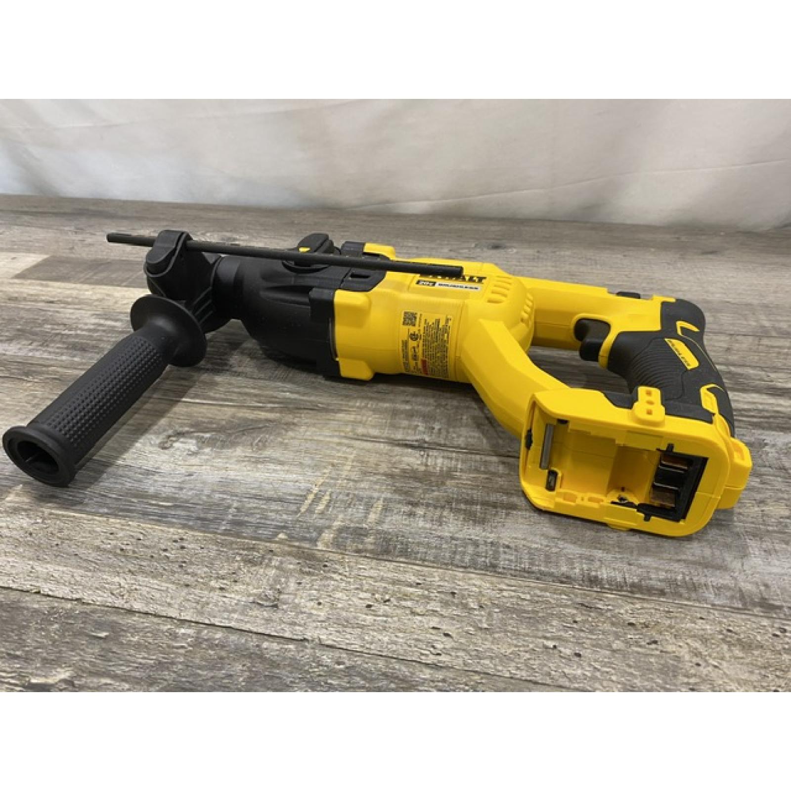 AS-IS DEWALT 20V MAX Cordless Brushless 1 in. SDS Plus D-Handle Concrete and Masonry Rotary Hammer (Tool Only)