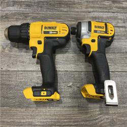 AS-IS DEWALT 20V MAX Cordless Drill/Impact 2 Tool Combo Kit