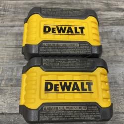 AS-IS DEWALT FLEXVOLT 20V/60V MAX Lithium-Ion 6.0Ah Battery Pack (2 Pack)