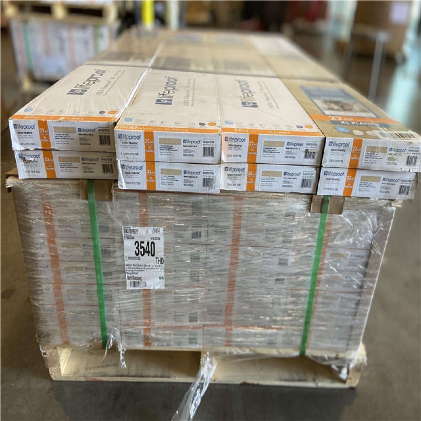 DALLAS LOCATION -Lifeproof Bailey's Beach Oak 22 MIL x 8.7 in. W x 59 in. L Click Lock Waterproof Luxury Vinyl Plank Flooring (25 sqft/Case) - 36 UNITS