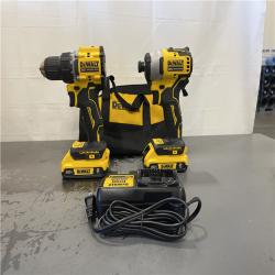 AS-IS- DEWALT ATOMIC 20-Volt MAX Lithium-Ion Cordless Combo Kit