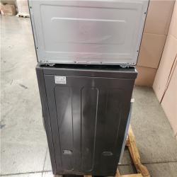 Phoenix Location LG 5.0 cu. ft. Mega Capacity Smart Front Load Electric All-in-One Washer Dryer Combo with TurboWash360 WiFi in Black Steel