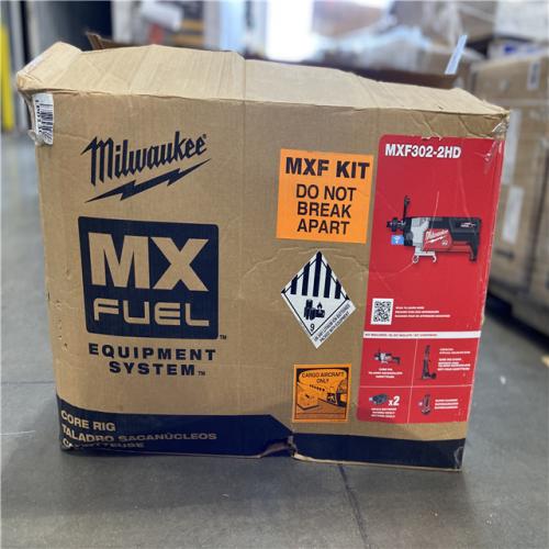 DALLAS LOCATION - Milwaukee MX FUEL Lithium-Ion Core Drill Rig Kit with (2) FORGE HD12.0 Batteries and (1) MX FUEL Super Charger