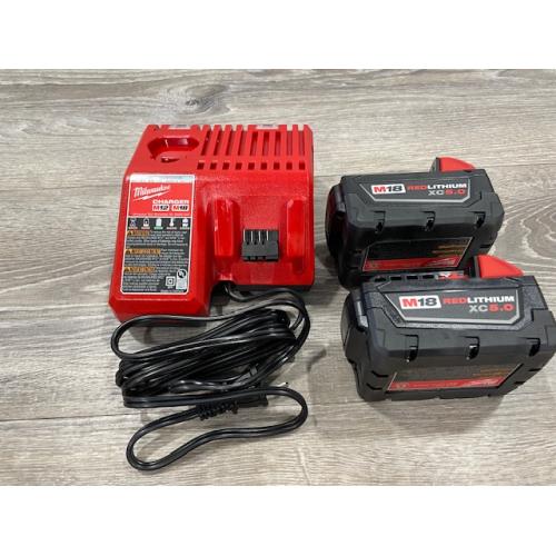 AS-IS Milwaukee M18 18-Volt Lithium-Ion XC Starter Kit