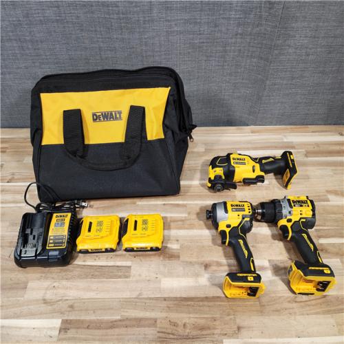 HOUSTON LOCATION - AS-IS DEWALT 3 TOOL COMBO KIT W/ (2) BATTERY & CHARGER