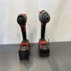 AS-IS - Milwaukee M18 FUEL 18V Lithium-Ion Brushless Cordless Hammer Drill and Impact Driver Combo Kit (2-Tool) with 2 Batteries