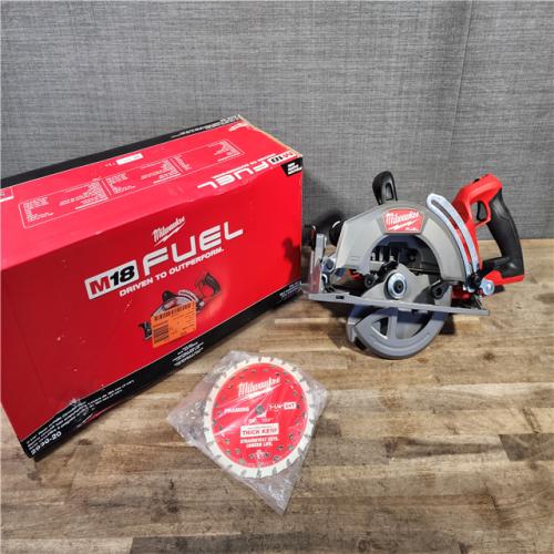 HOUSTON LOCATION - AS-IS (APPEARS LIKE NEW) MILWAUKEE 7-1/4 REAR HANDLE CIRCULAR SAW (TOOL ONLY)