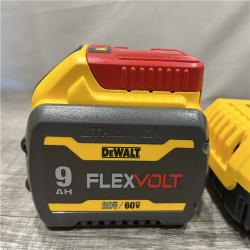 AS-IS DEWALT 20V/60V MAX FLEXVOLT Lithium-Ion 9.0Ah Battery and Charger Starter Kit
