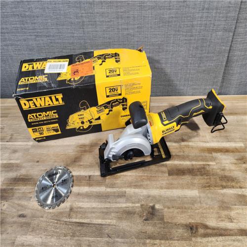 HOUSTON LOCATION - AS-IS DEWALT ATOMIC 20V MAX Cordless Brushless 4-1/2 in. Circular Saw (Tool Only)
