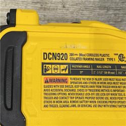 AS-IS DEWALT 20-Volt 21° Cordless Framing Nailer (Tool-Only)