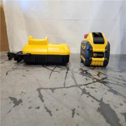 AS-IS- FLEXVOLT 20V/60V MAX Lithium-Ion 9. 0 Ah Battery Pack and Charger Starter Kit