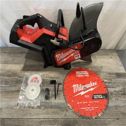 AS-IS Milwaukee MX FUEL Lithium-Ion 14 in. Cut-Off Saw with RAPIDSTOP Brake and Diamond Ultra Segmented Blade (Tool-Only)