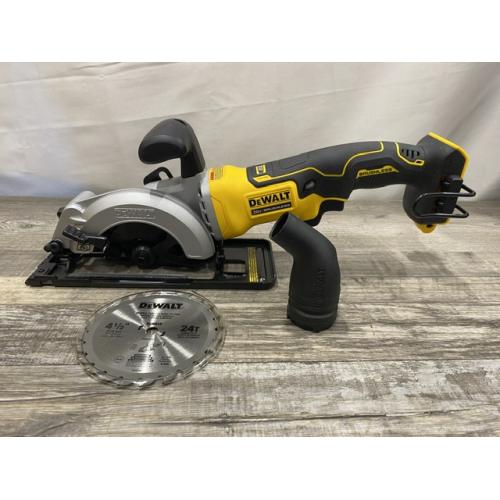AS-IS DEWALT ATOMIC 20V MAX Cordless Brushless 4-1/2 in. Circular Saw (Tool Only)