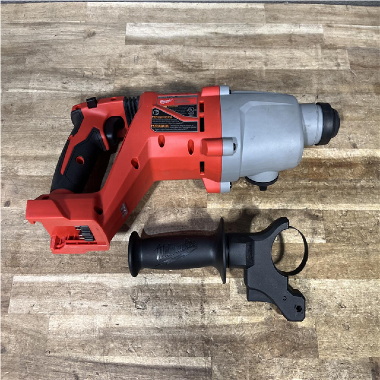 Houston Location AS-IS Milwaukee 18V Lithium-Ion Brushless Cordless 1 in. SDS-Plus D-Handle Rotary Hammer (Tool-Only)