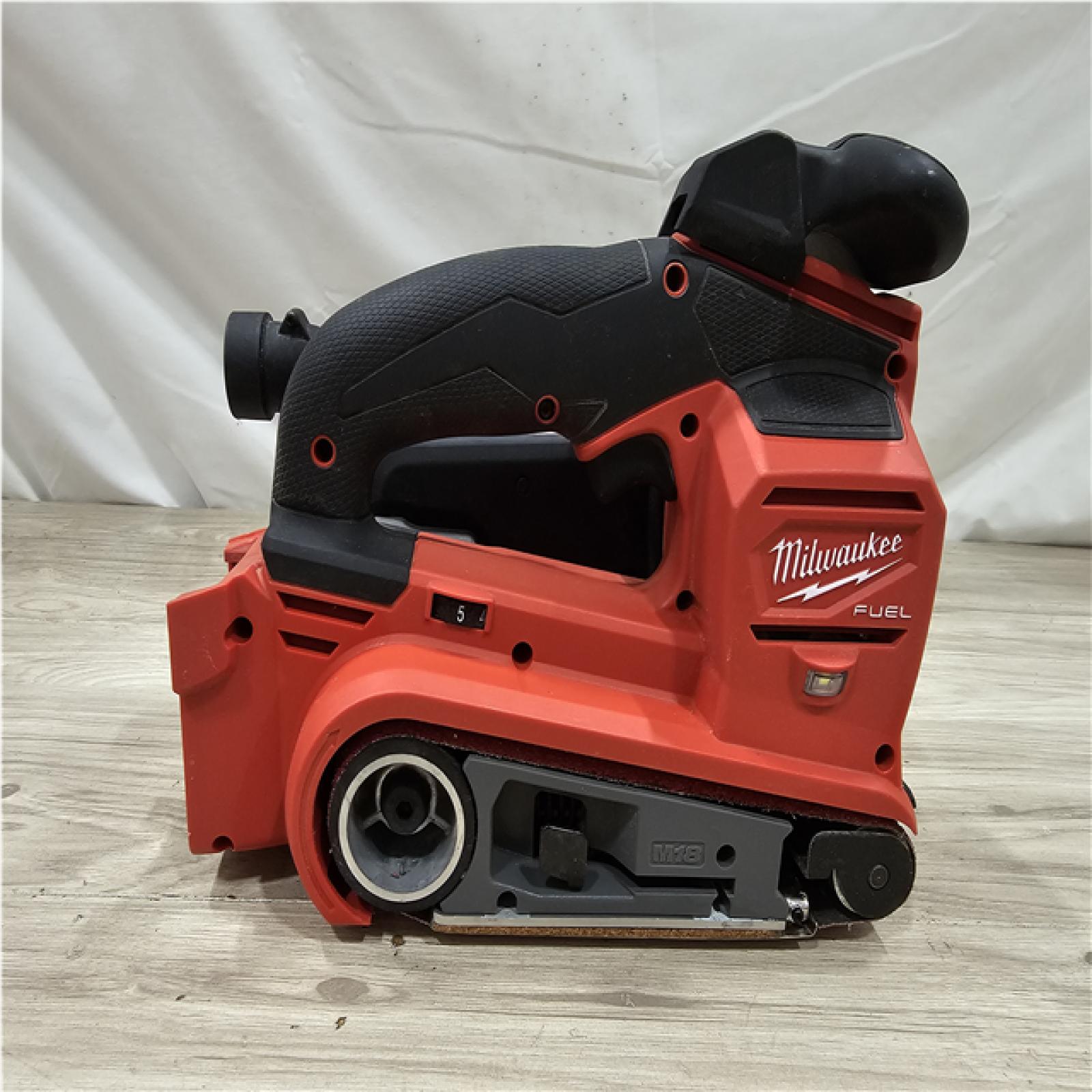 AS-IS Milwaukee FUEL 18-Volt Lithium-Ion Cordless Belt Sander (Tool-Only)