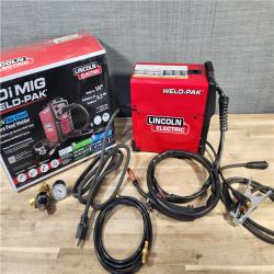 HOUSTON LOCATION - AS-IS Lincoln Electric WELD-PAK 90i MIG and Flux-Cored Wire Feeder Welder with Gas Regulator