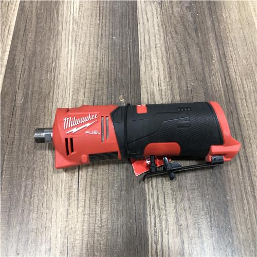 AS-IS Milwaukee FUEL 12V Lithium-Ion Brushless Cordless 1/4 in. Straight Die Grinder (Tool-Only)