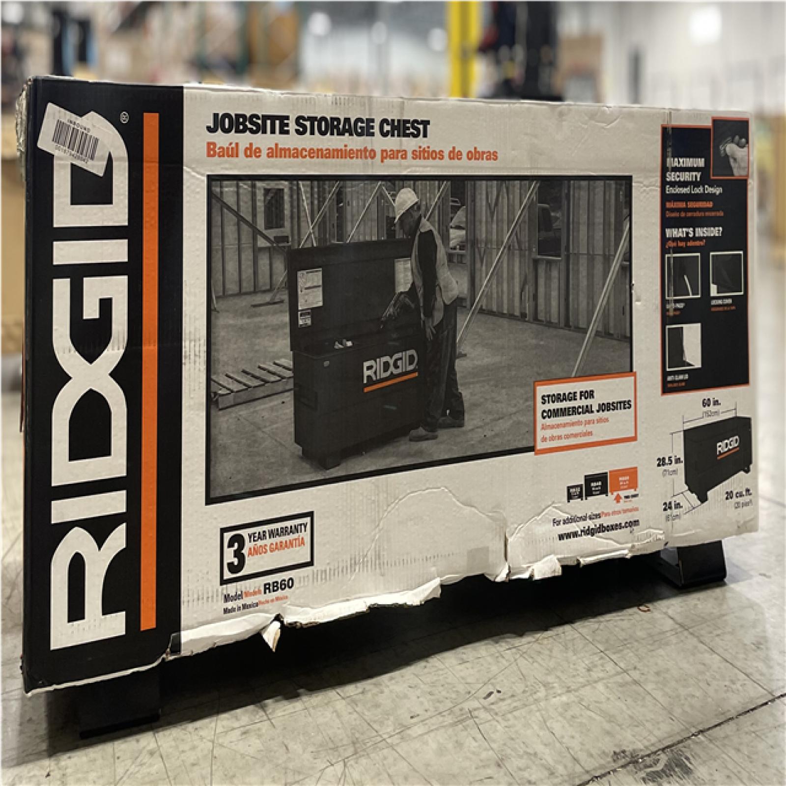 DALLAS LOCATION- RIDGID Universal Storage Chest 60 in. W x 24 in. D