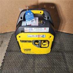 HOUSTON LOCATION - AS-IS (APPEARS LIKE NEW) CHAMPION 4500/3500-Watt Electric Start Gasoline/Propane Powered Dual Fuel Inverter Generator with Quiet Technology and CO Shield