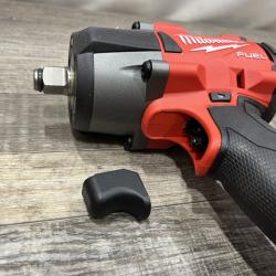 AS-IS Milwaukee FUEL 18V Cordless Mid Torque 1/2 in. Impact Wrench w/ 12 FUEL 3/8 in. Ratchet Combo Kit