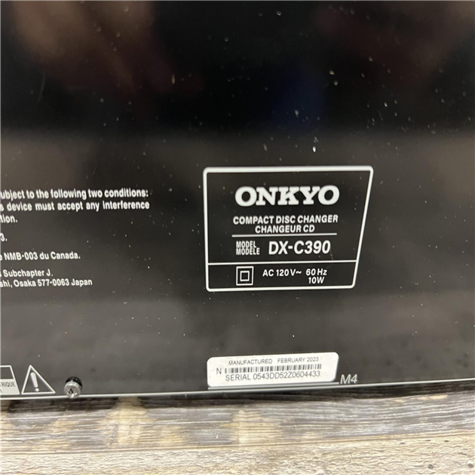 AS-IS Onkyo DX-C390 6 Disc CD Changer