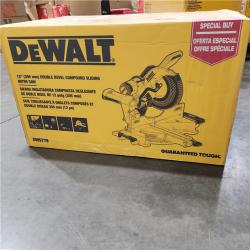 NEW- DeWalt 15 Amps 12 in. Corded Dual-Bevel Sliding Compound Miter Saw
