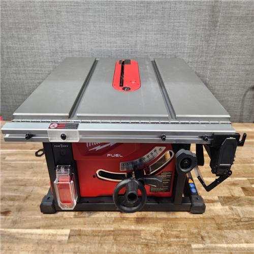 HOUSTON LOCATION - AS - IS Milwaukee M18 FUEL ONE-KEY 18- Volt Lithium-Ion Brushless Cordless 8-1/4 in. Table Saw Kit W/(1) 12.0Ah Battery & Rapid Charger