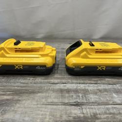 AS-IS DEWALT 20V MAX XR Lithium-Ion 4.0 Ah Battery Packs (2-Pack)