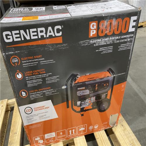 Dallas Location - As-Is Generac 10000 / 8000-Watt Portable Generator