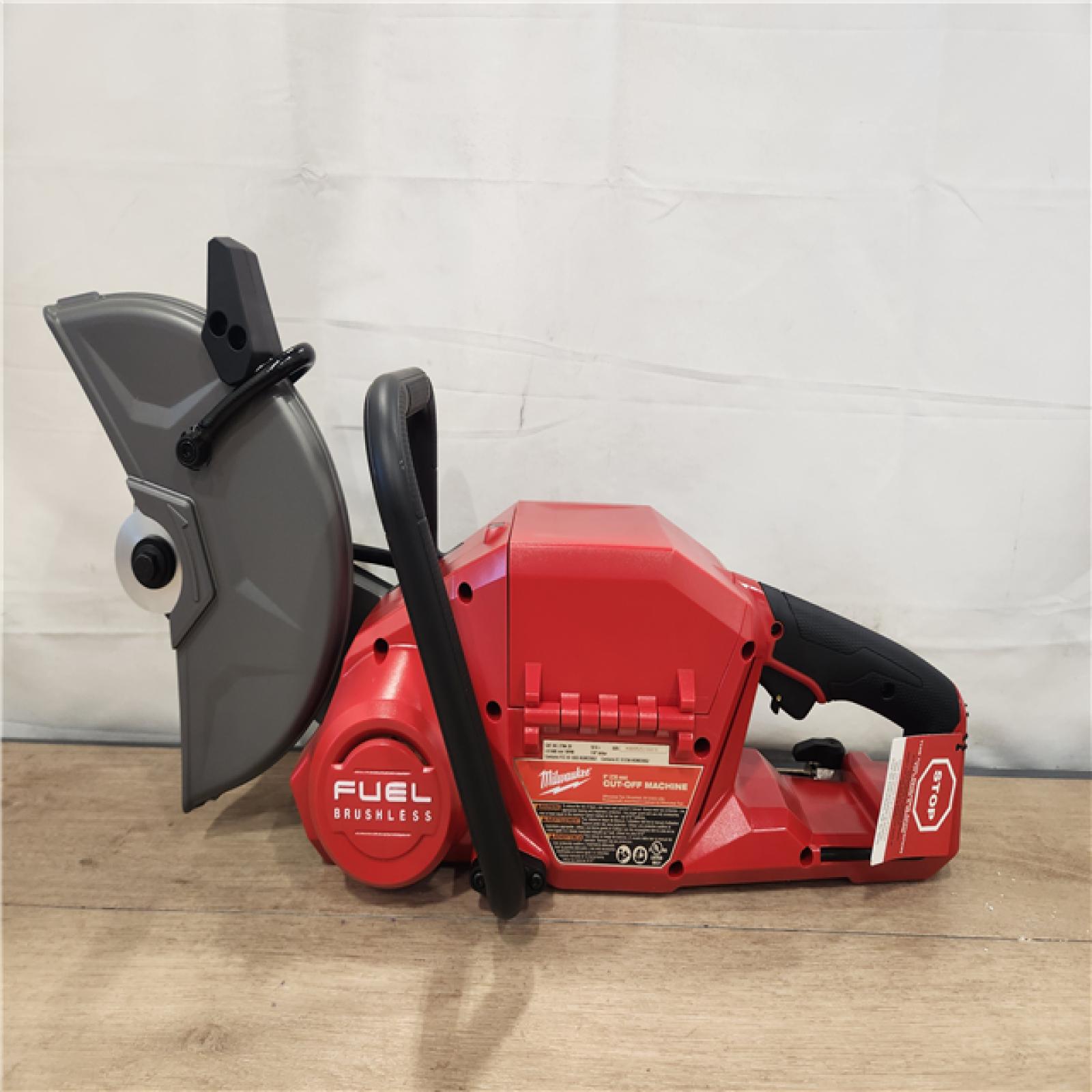 AS-IS- Milwaukee  FUEL ONE-KEY 18V Lithium-Ion Brushless Cordless 9 in. Cut Off Saw (Tool-Only)