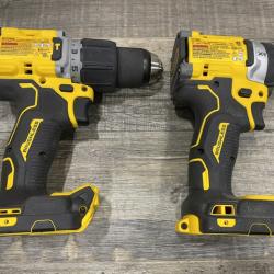AS-IS DEWALT 20V XR Lithium-Ion Cordless 2-Tool Combo Kit
