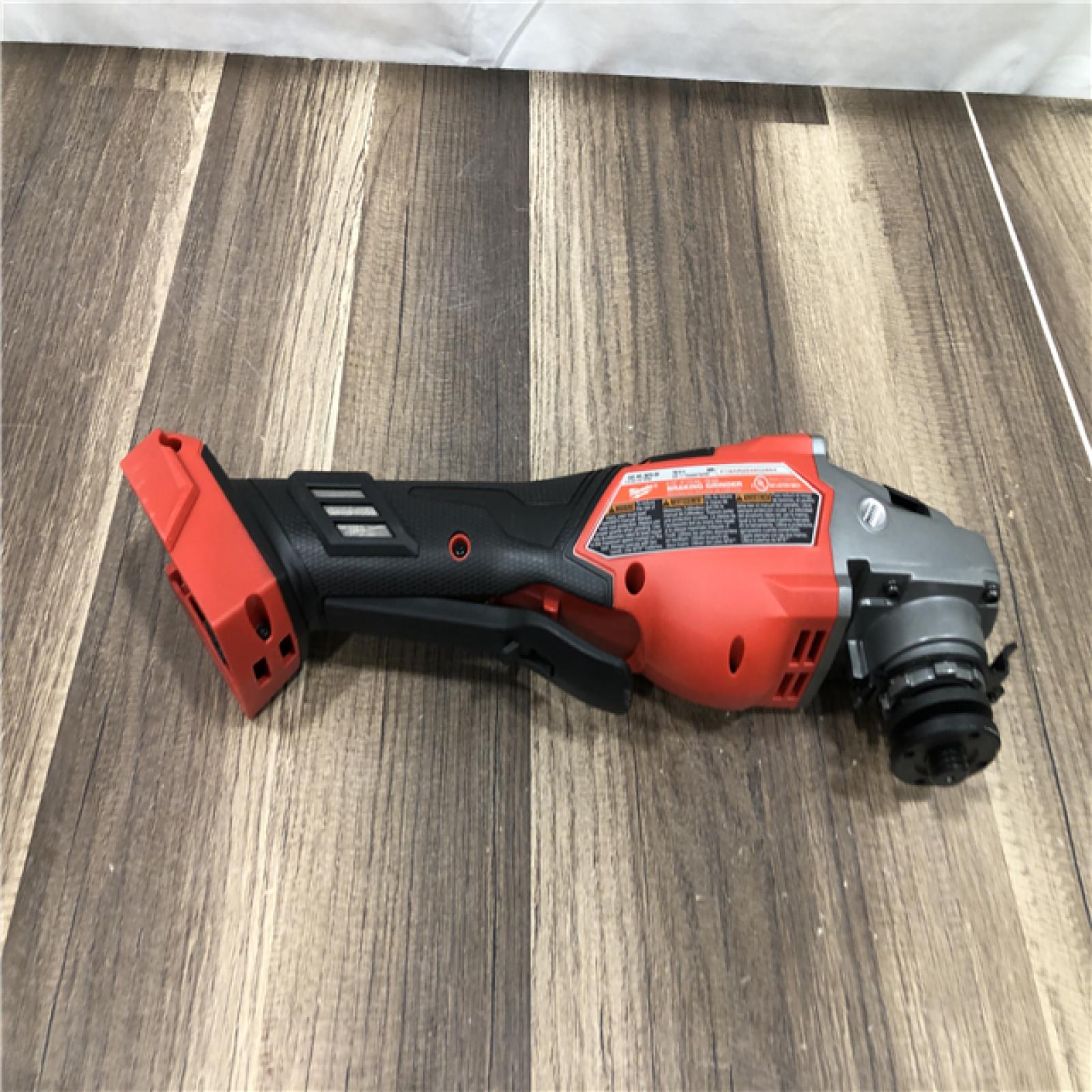 AS-IS Milwaukee FUEL 18-Volt Lithium-Ion Brushless Cordless 4-1/2 in./6 in. Braking Grinder with Paddle Switch (Tool-Only)