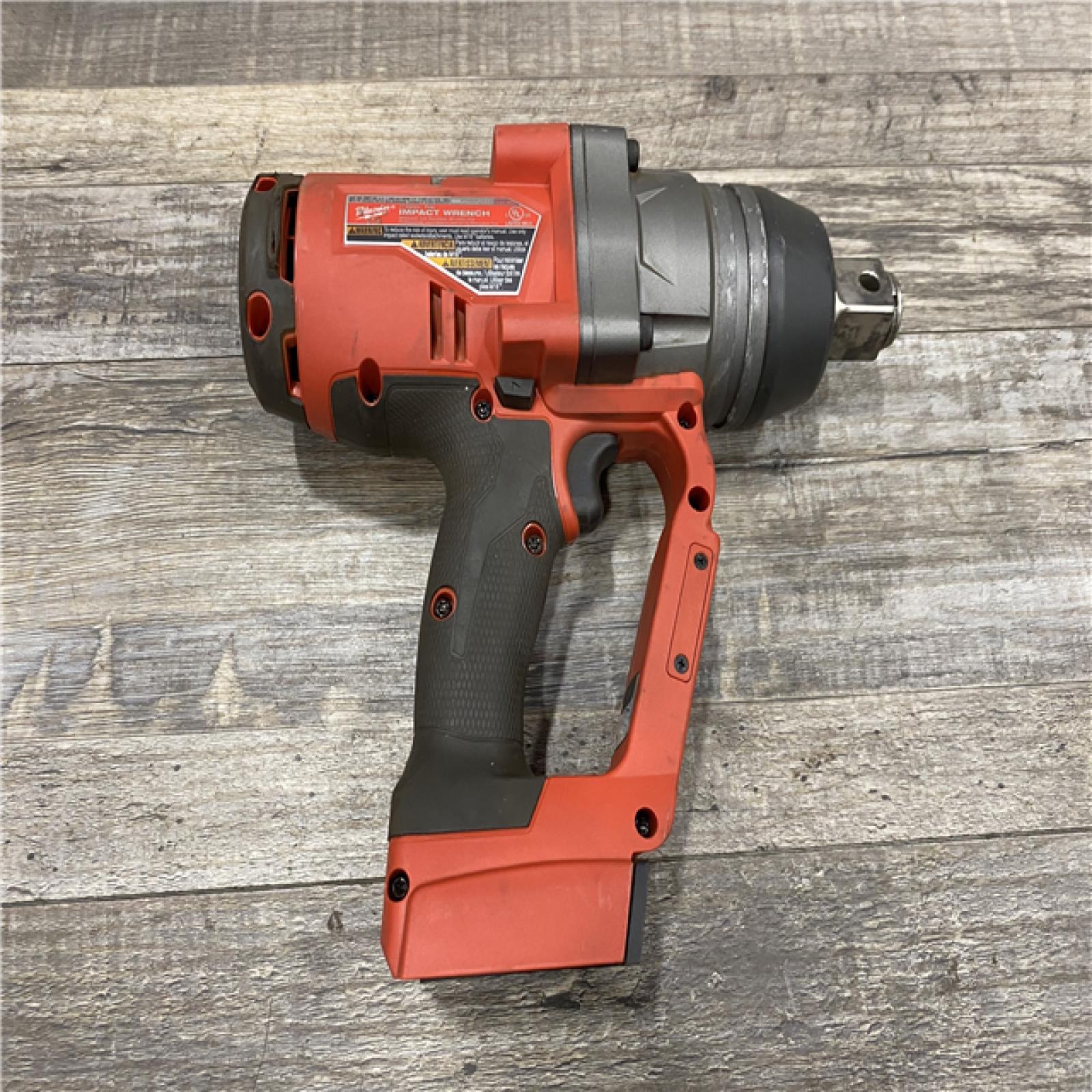 AS-IS Milwaukee FUEL ONE-KEY 18V Lithium-Ion Brushless Cordless 1 in. Impact Wrench with Friction Ring (Tool-Only)