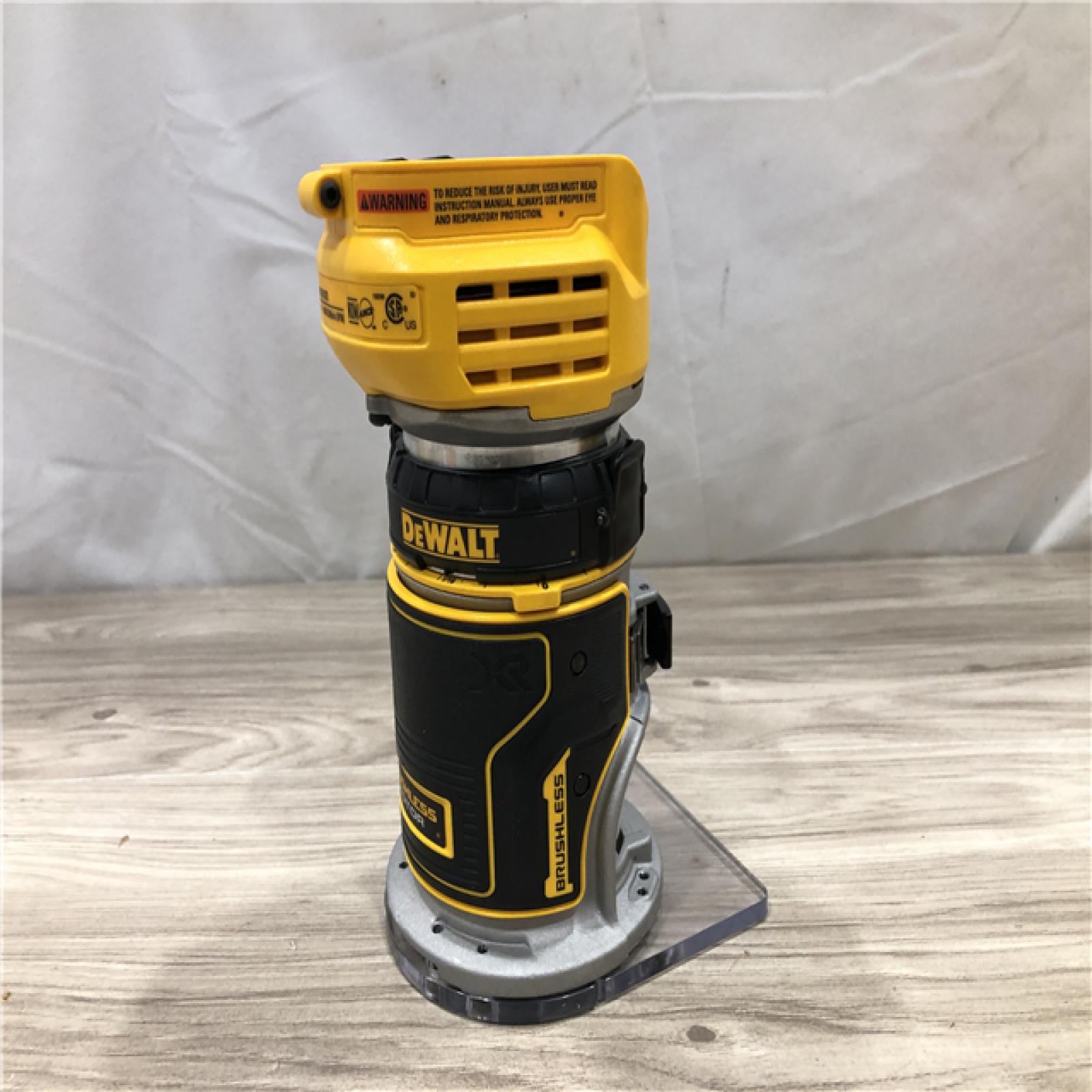 AS-IS DEWALT 20V MAX XR Cordless Fixed Base Compact Router (Tool Only)