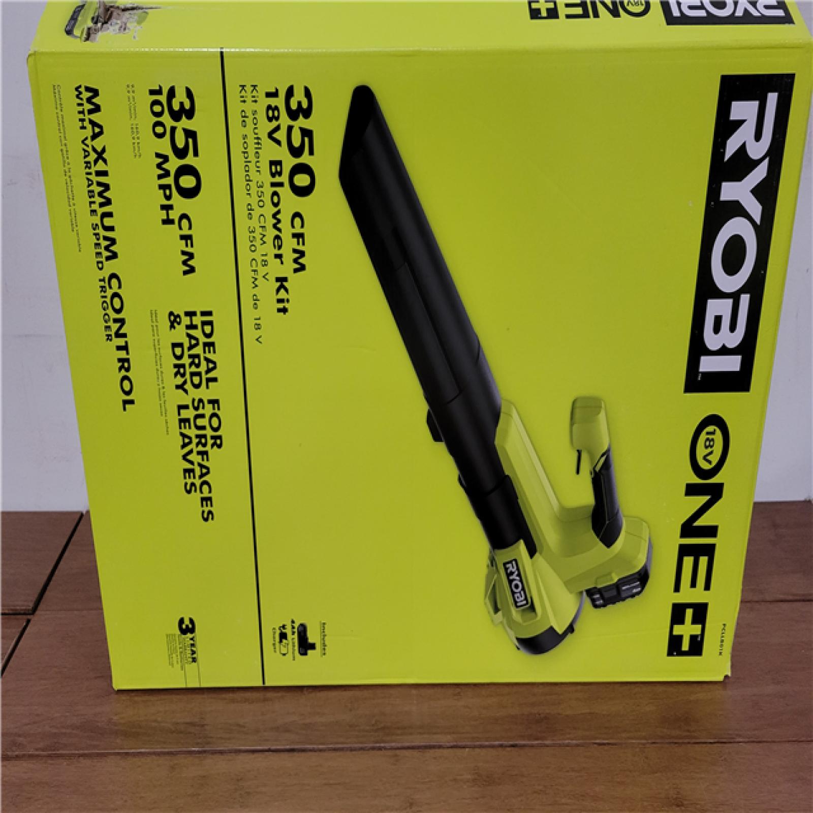 California NEW Ryobi One+ 350 CFM 18V Blower Kit (Tool Only)