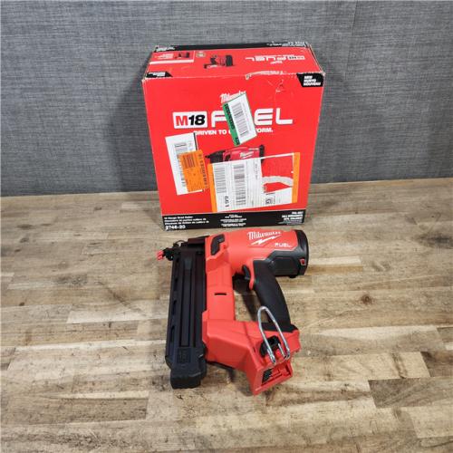 HOUSTON LOCATION - AS-IS (APPEARS LIKE NEW) Milwaukee FUEL 18-Volt Lithium-Ion Brushless Cordless 18-Gauge Brad Nailer (Tool-Only)