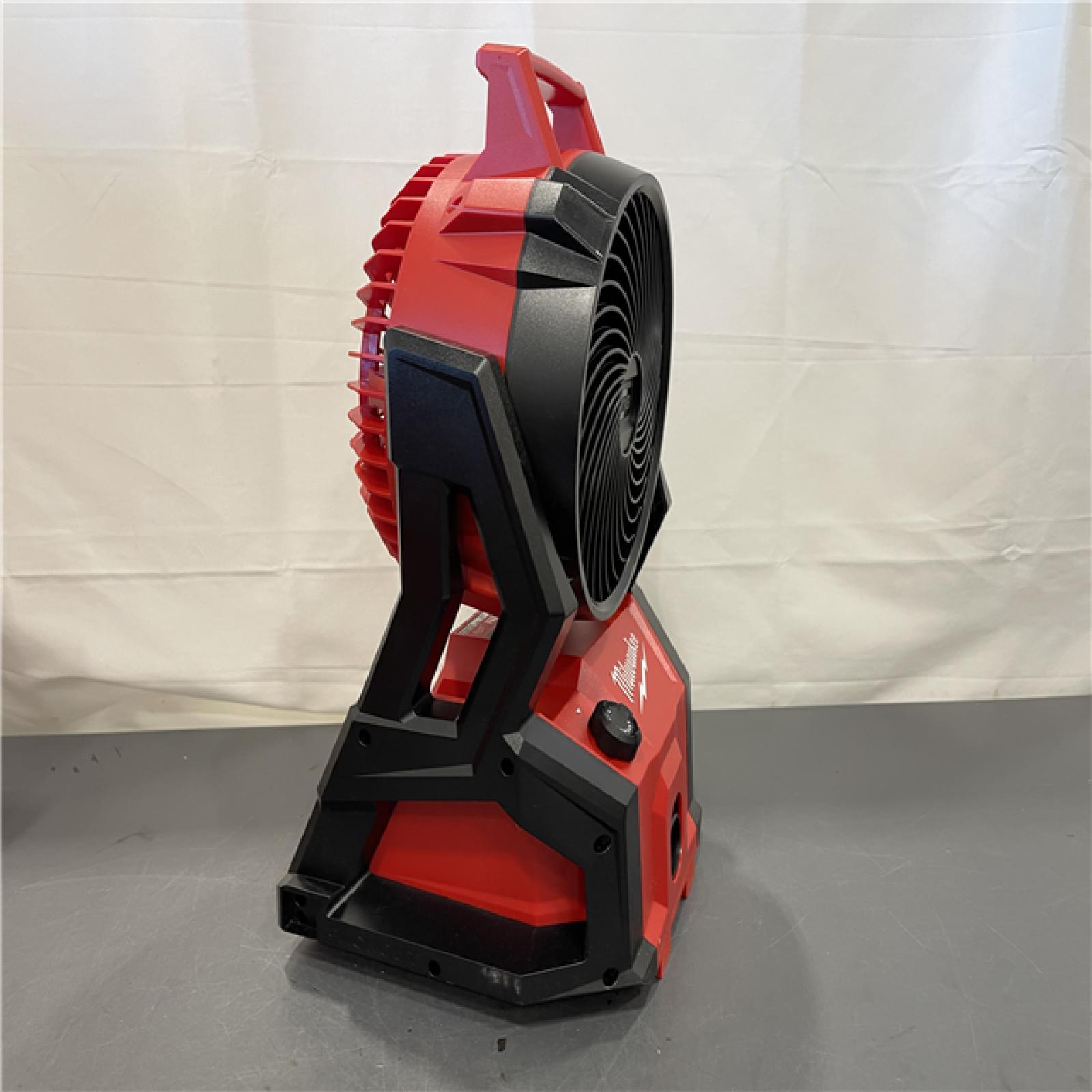 AS-IS - MIlwaukee M18 18-Volt Lithium-Ion Brushless Cordless PACKOUT Jobsite Fan