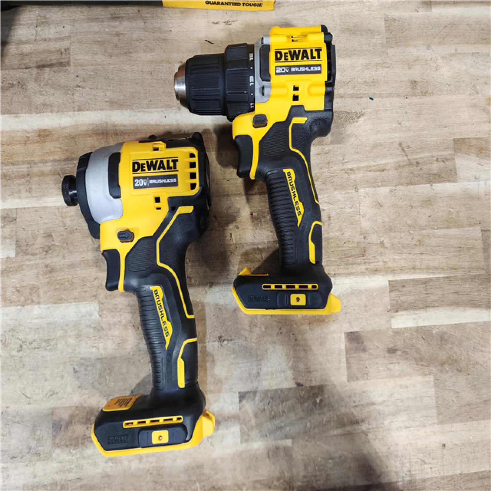 HOUSTON LOCATION - AS-IS DEWALT ATOMIC 20-Volt MAX Lithium-Ion Cordless Combo Kit