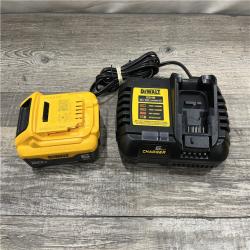 AS-IS DEWALT 20V MAX Lithium-Ion 6.0 Ah Battery and Charger
