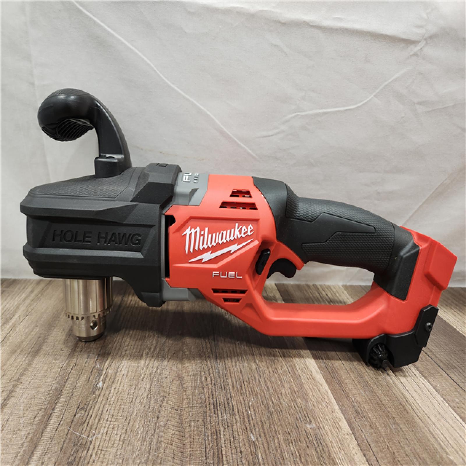 AS-IS- Milwaukee M18 18V Fuel Hole Hawg 1/2  Right Angle Drill (Tool-Only)